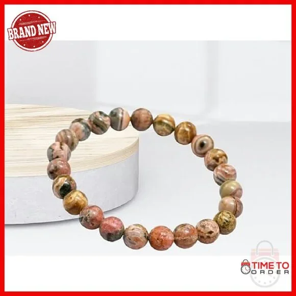 8mm Natural Gemstone Stretch Bracelet Handmade Healing Crystal